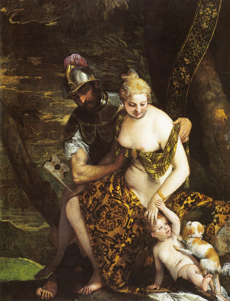Paolo Veronese - Venus, Cupid and Mars