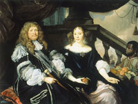 Abraham van den Tempel Double Portrait of Jan van Amstel and Anna Boxhoorn