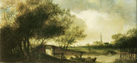 Anthony Jansz. van der Croot Landscape with small stream