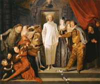 Antoine Watteau The Italian Comedians