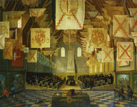 Bartholomeus van Bassen Interior of the Great Hall at the Binnenhof