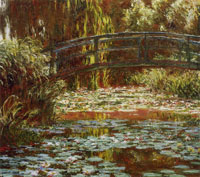 Claude Monet Water lily garden