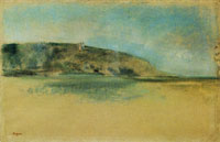 Edgar Degas Beach at low tide