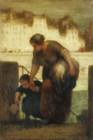 Honoré Daumier The Laundress