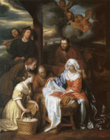 Samuel van Hoogstraten The adoration of the shepherds