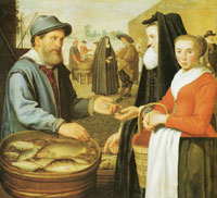 Jacob Gerritsz. Cuyp The fish market