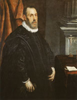 Follower of Jacopo Tintoretto Portrait of a Gentleman