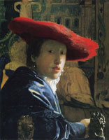 Johannes Vermeer Girl with a Red Hat