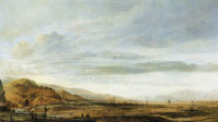 Aert van der Neer Panoramic landscape