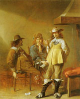 Jan Olis Soldiers in an interior