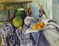 Paul Cézanne Still Life with a Ginger Jar and Eggplants