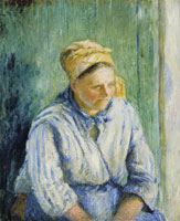 Camille Pissarro Washerwoman, Study