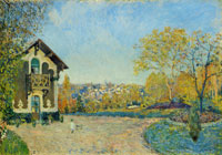 Alfred Sisley View of Marly-le-Roi from Coeur-Volant