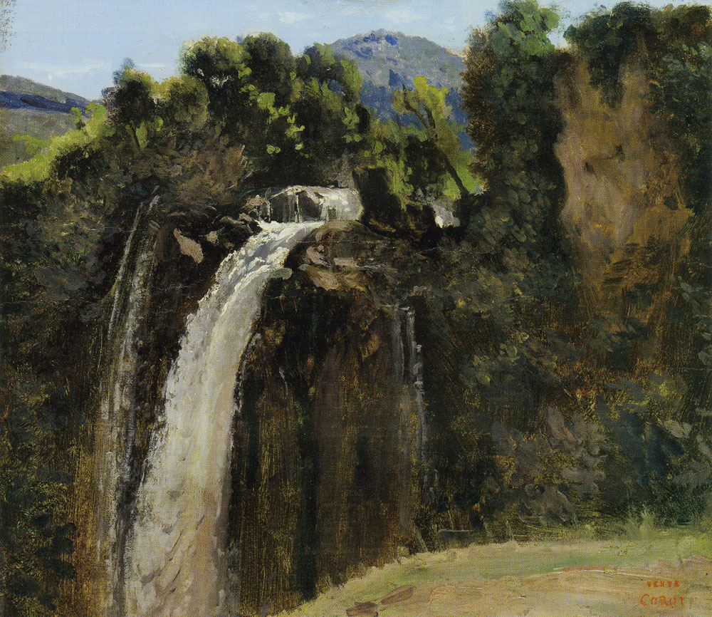 Camille Corot - Waterfall at Terni