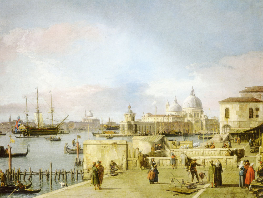 Canaletto - The Entrance to the Grand Canal, Venice