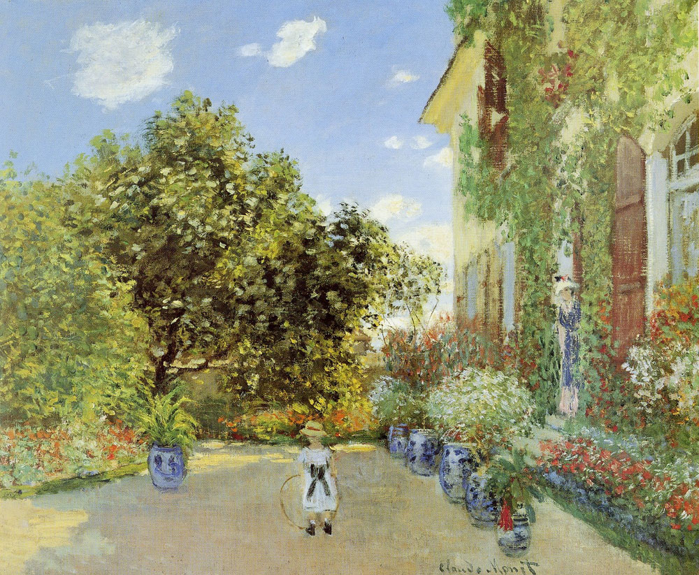Claude Monet - The artist's House at Argenteuil
