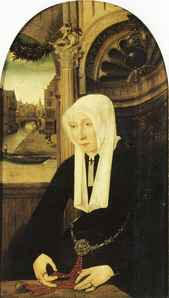 Cornelis Engelbrechtsz. - Portrait of Cornelia Pietersdr.
