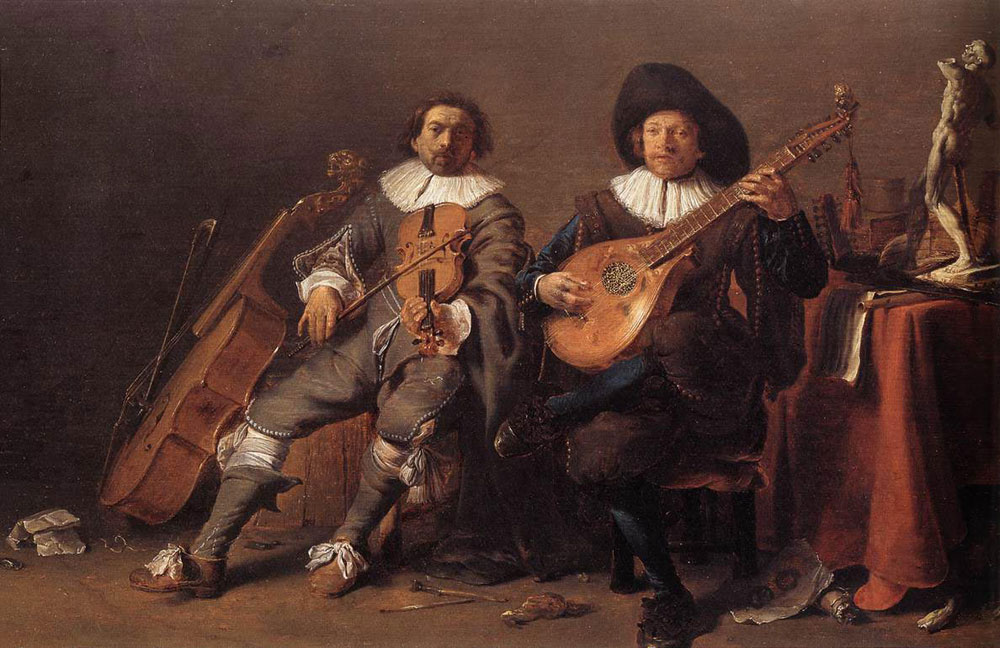Cornelis Saftleven - The Duet