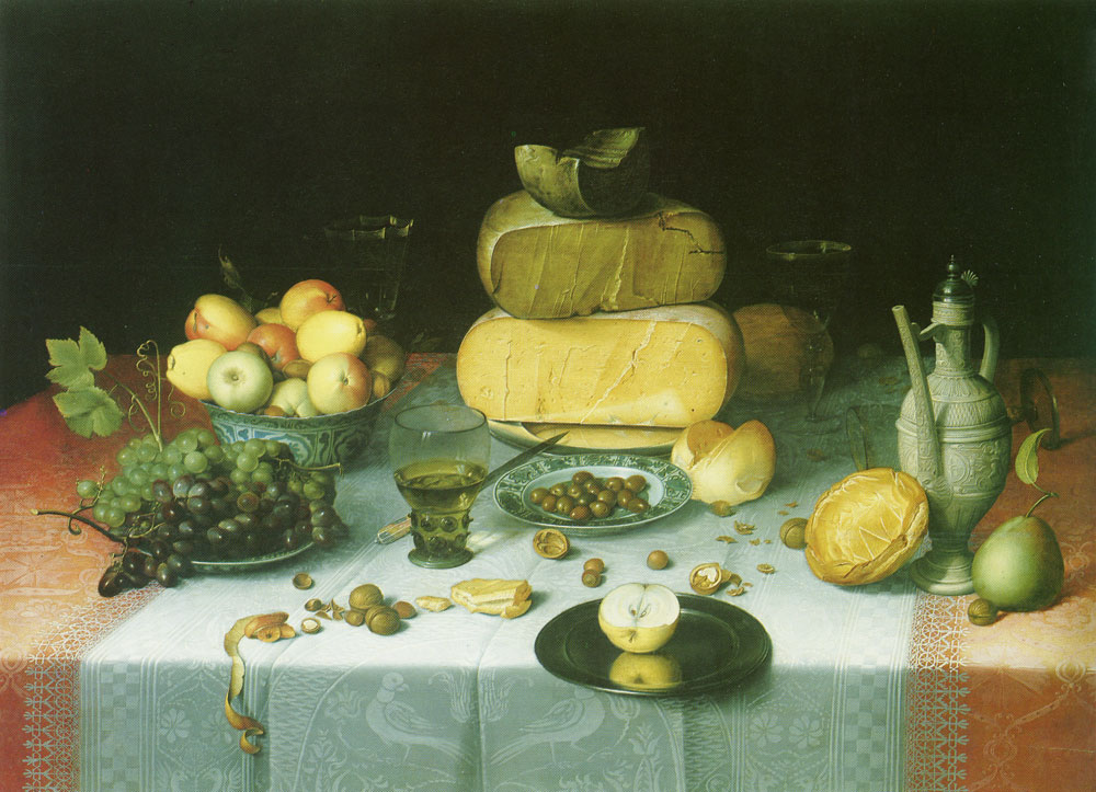 Floris van Dijck - Still Life with Cheeses