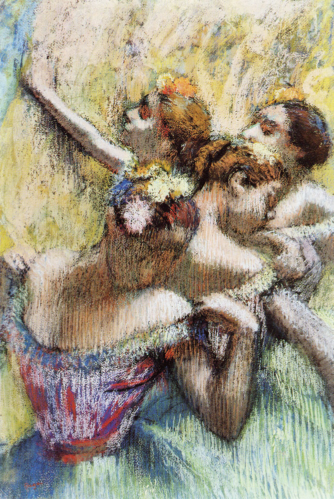 Edgar Degas - Four dancers