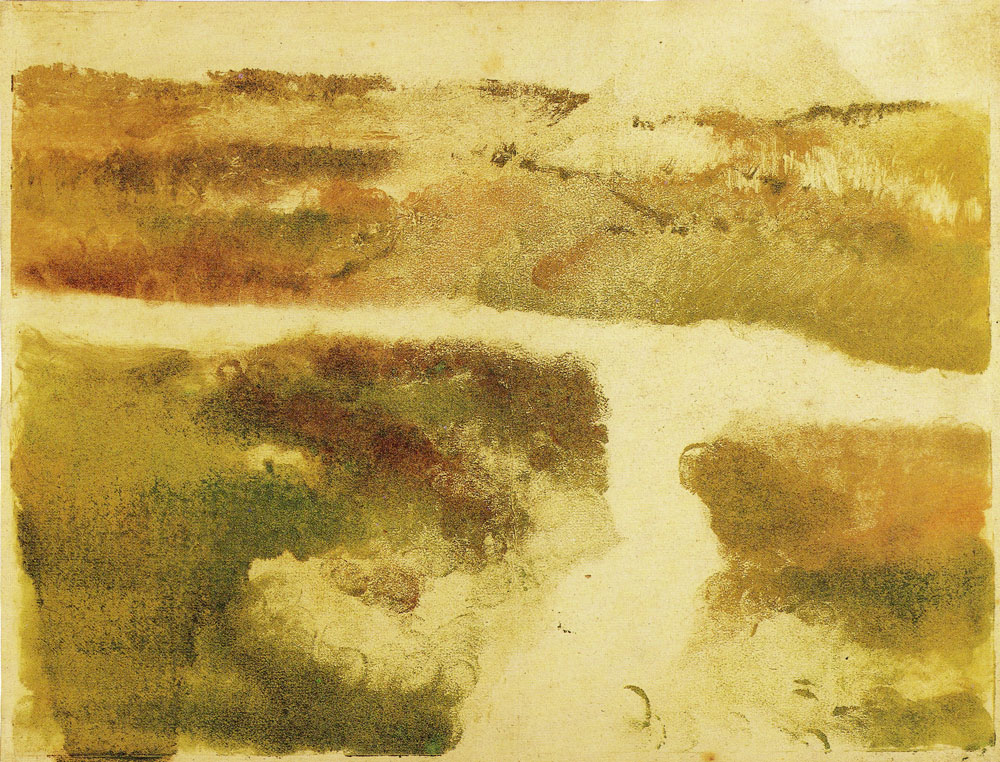 Edgar Degas - Landscape in the mountains