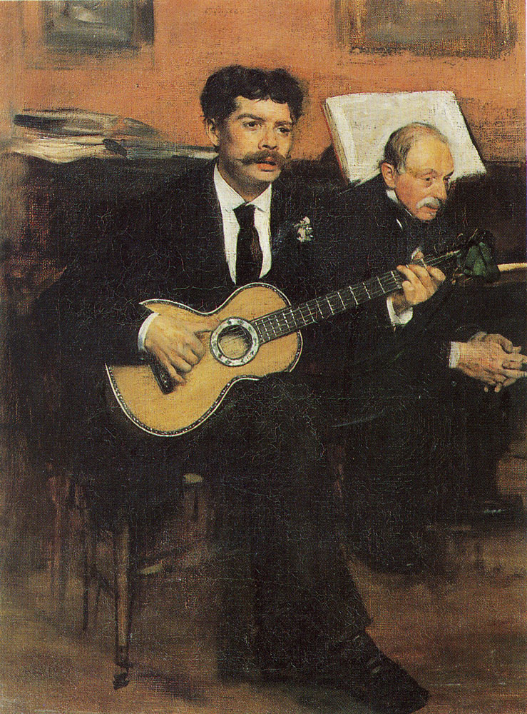 Edgar Degas - Lorenzo Pagans and Auguste De Gas