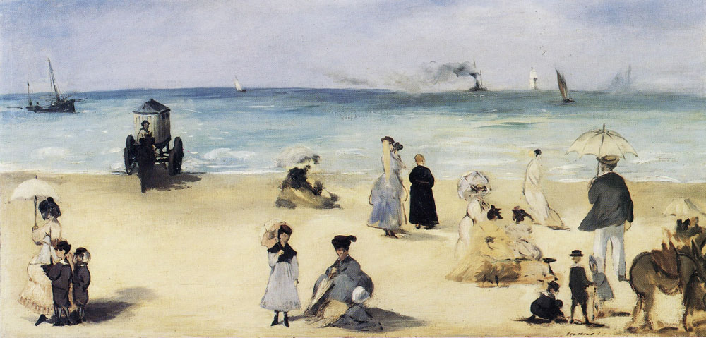 Edouard Manet - Beach at Boulogne