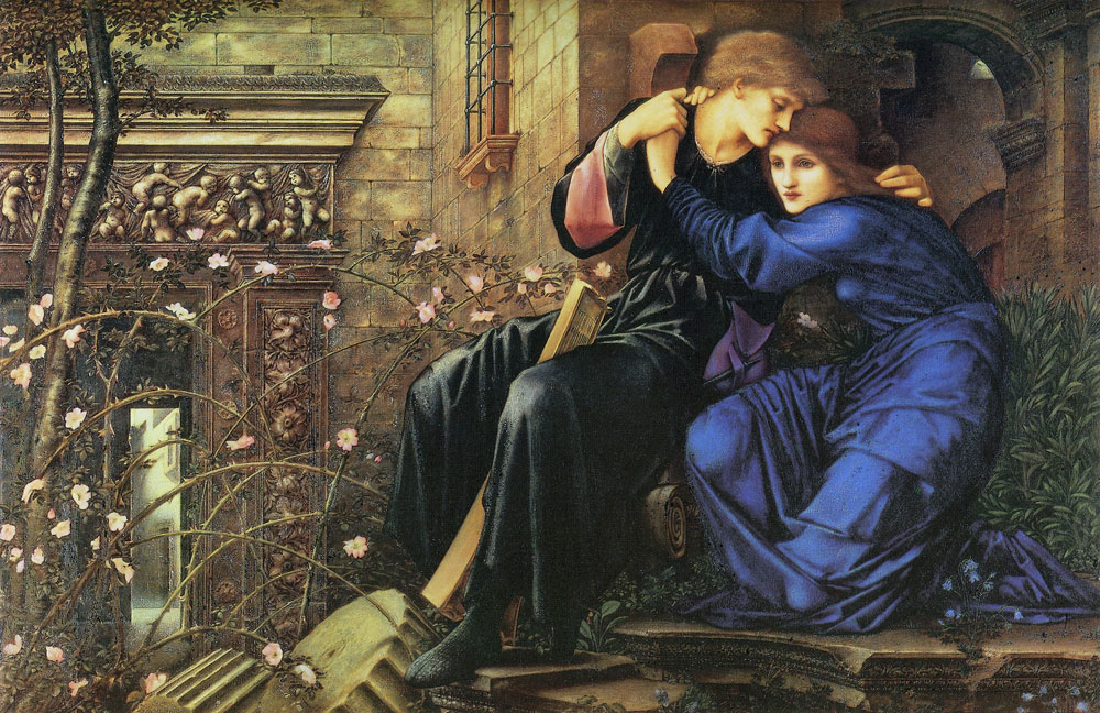 Edward Burne-Jones - Love among the ruins