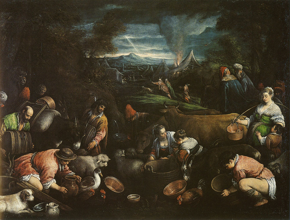 Francesco Bassano the Younger - The Israelites Drinking the Miraculous Water