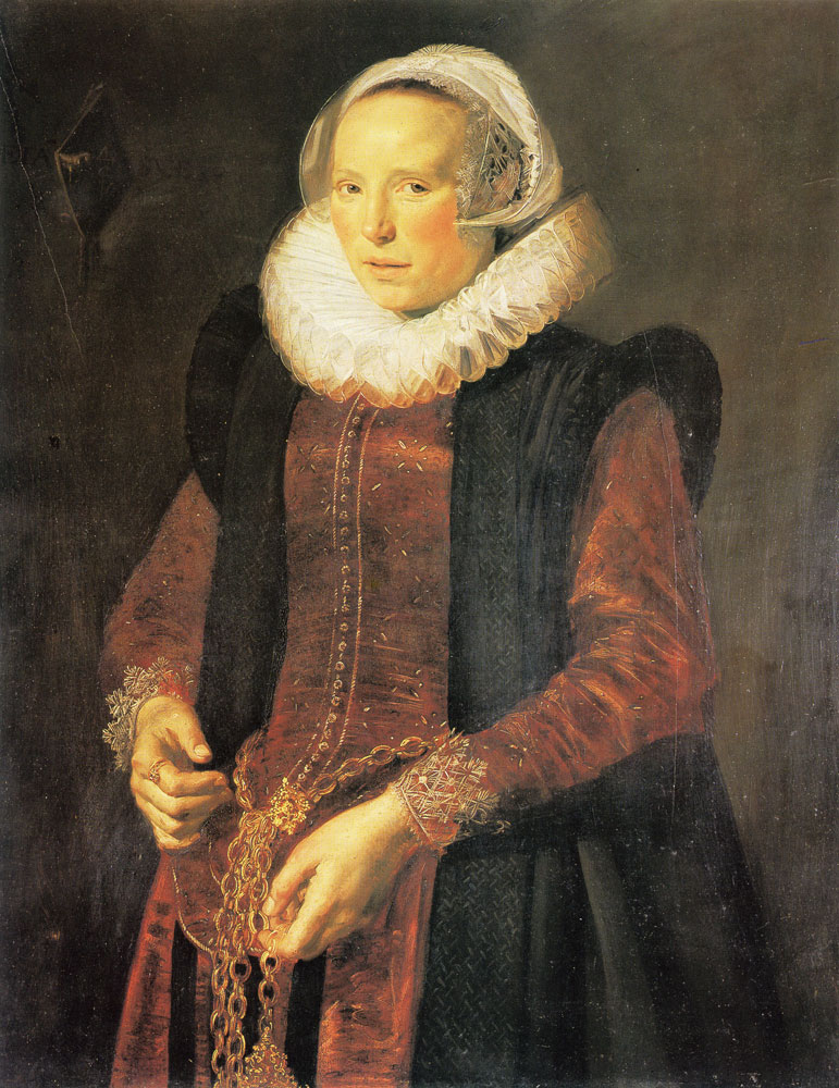 Frans Hals - Portrait of a standing woman