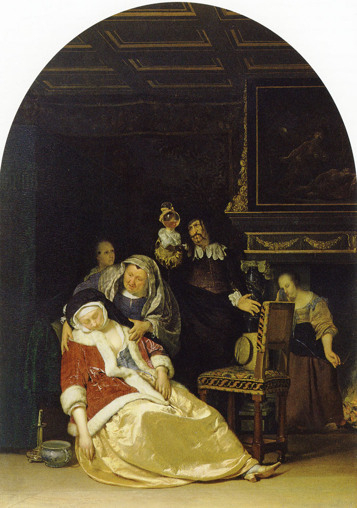 Frans van Mieris the Elder - The doctor's visit