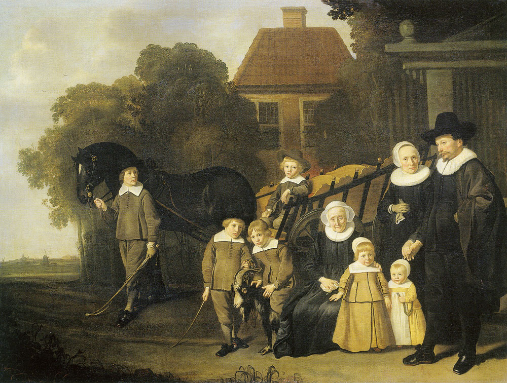 Jacob van Loo - Portrait of the family Meebeeck Cruywaghen