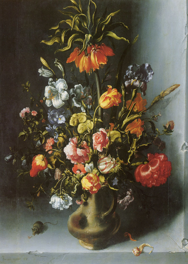 Jacob Vosmaer - Still Life of Flowers with a Fritillary