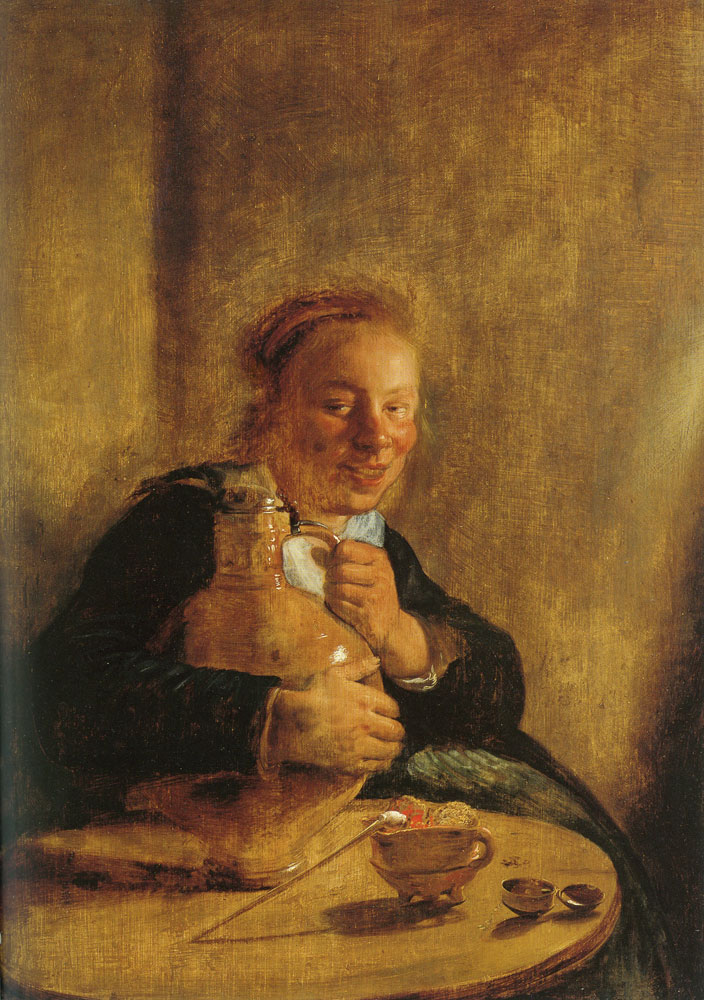 Jan Miense Molenaer - Woman holding a jug