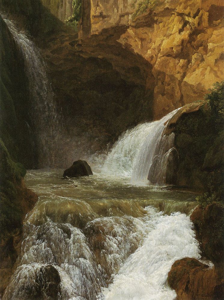 Jean Joseph Xavier Bidauld - View of the Waterfalls at Tivoli