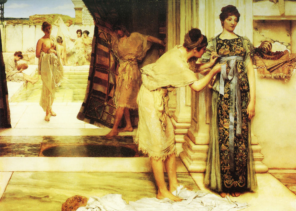 Lawrence Alma-Tadema - The frigidarium