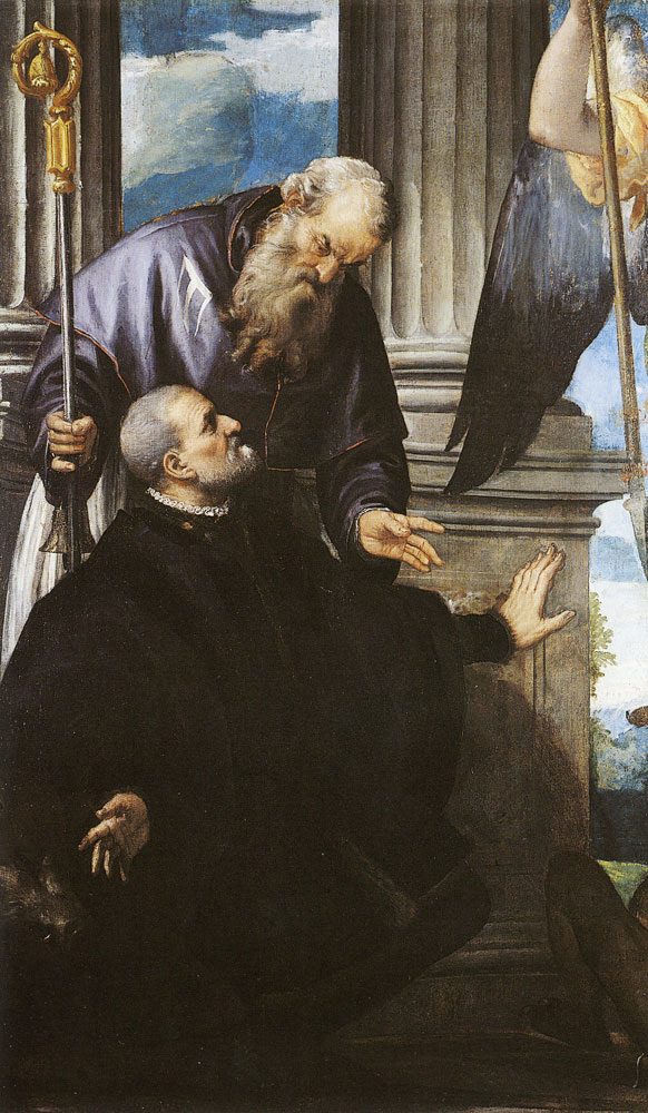 Paolo Veronese - St. Anthony Abbot with a Kneeling Donor
