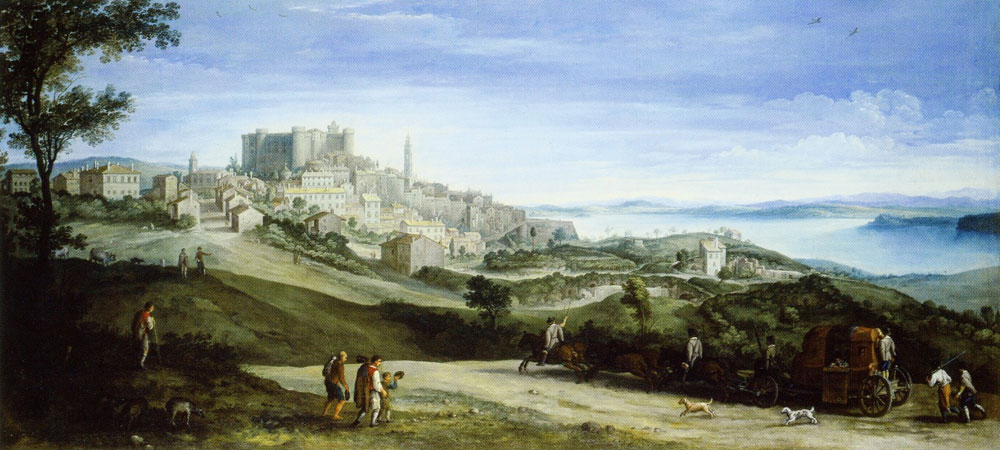 Paulus Bril - View of Bracciano