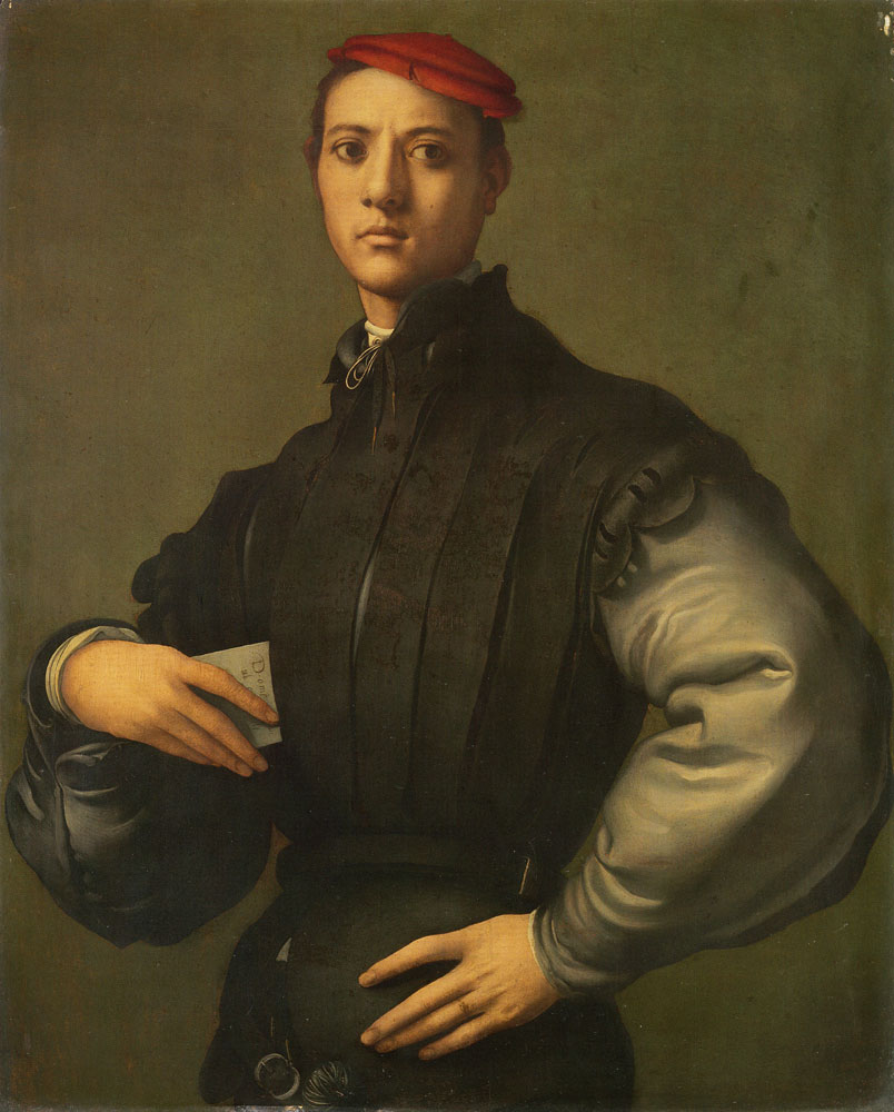 Pontormo - Portrait of a Young Man in a Red Cap