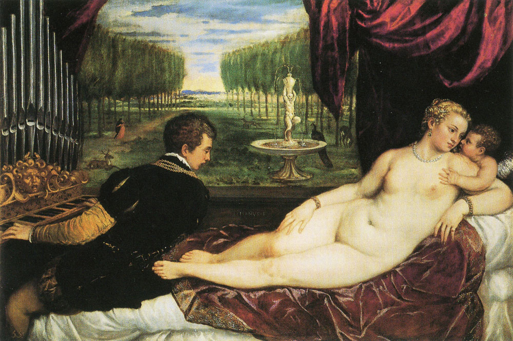 Titian - Venus and the organ player