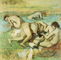 Edgar Degas The bathers