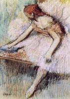 Edgar Degas Pink dancer