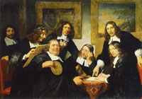 Jan de Bray The governors of the guild of St. Luke, Haarlem