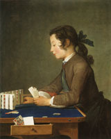 Jean-Siméon Chardin The House of Cards