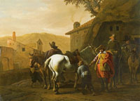 Pieter van Laer Italian landscape