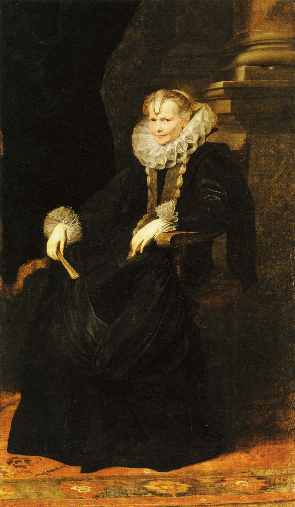 Anthony van Dyck - Portrait of a Genoese Noblewoman