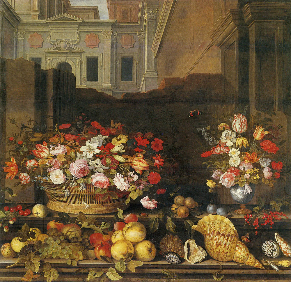 Balthasar van der Ast - Still life with flowers and fruit