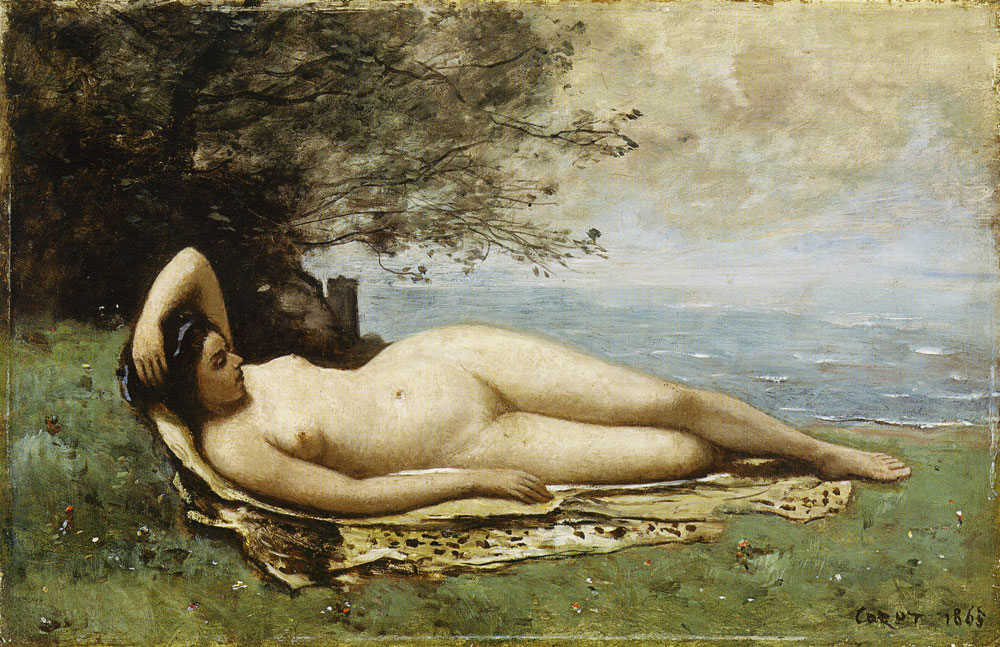 Camille Corot - Bacchante by the Sea