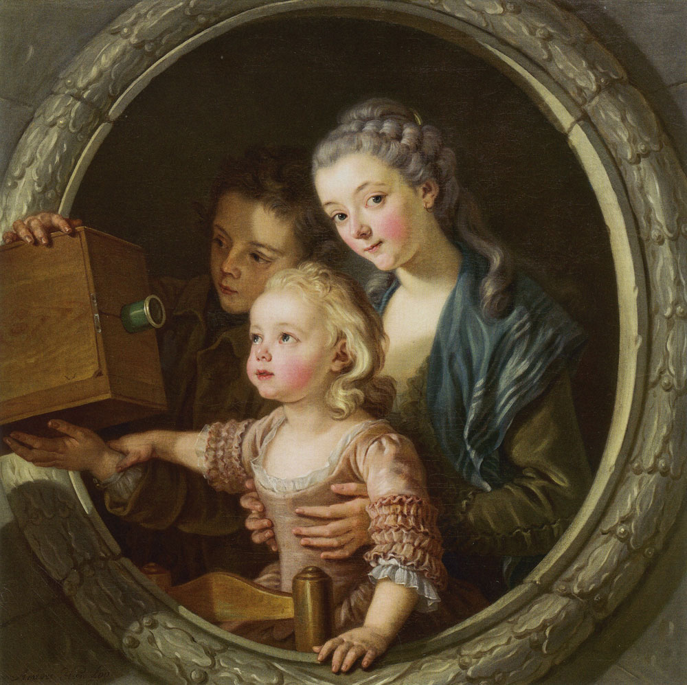 Charles Amédée Philippe van Loo - The Camera Obscura