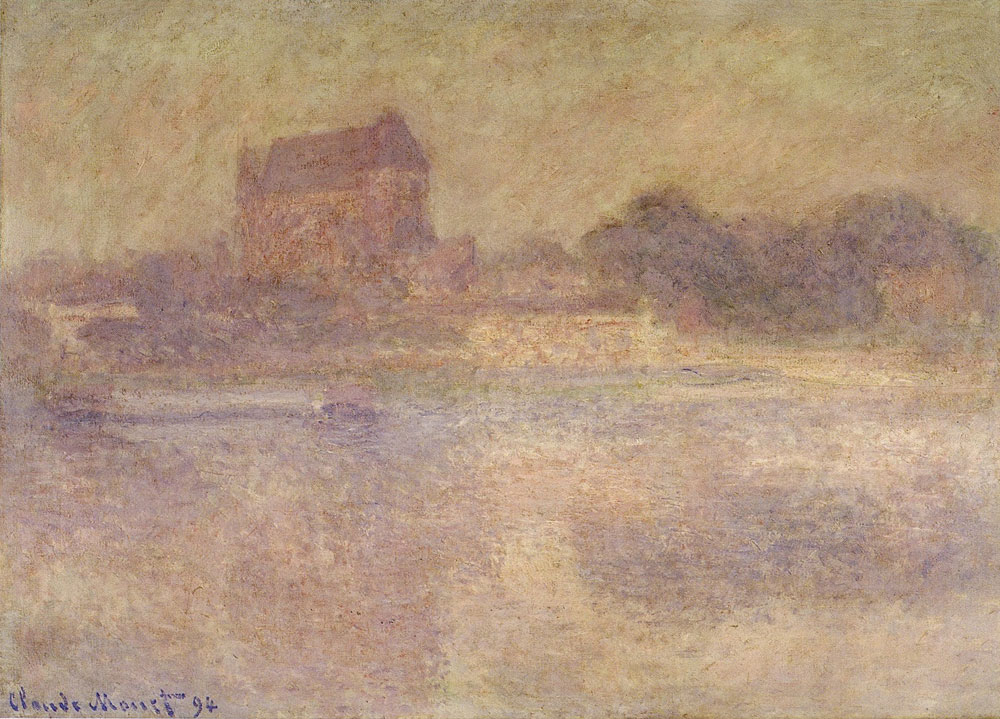 Claude Monet - Church at Vernon, fog